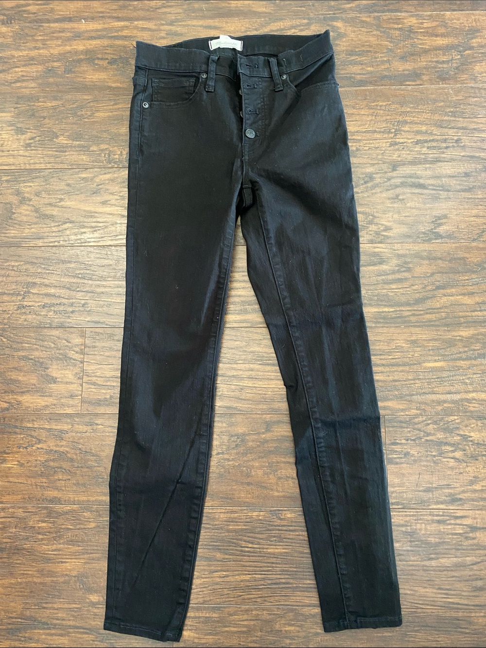 Madewell Black Skinny Jeans - Sleek High-Rise Fit